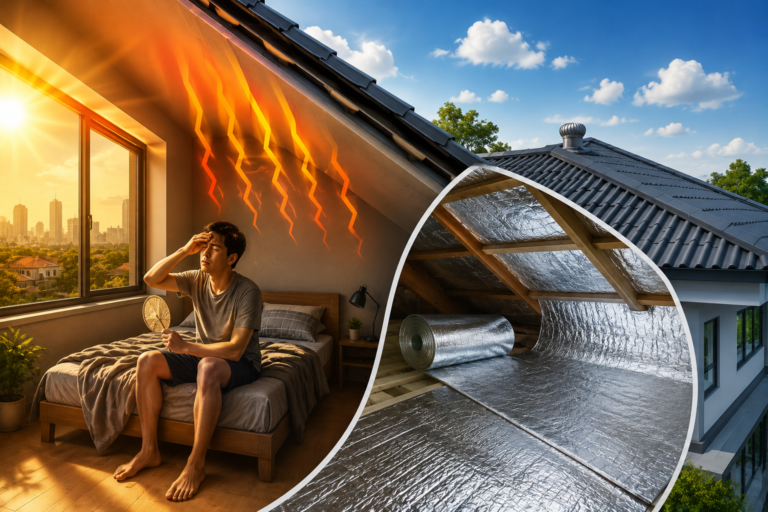 Kamar Terasa Seperti Oven? Peredam Panas Atap Solusinya
